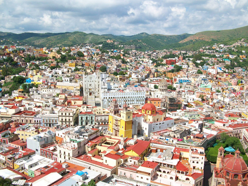 Blick über Guanajuato