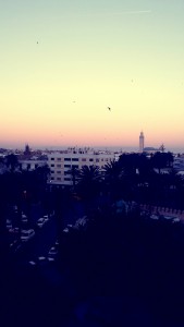 Sonnenaufgang in Casablanca