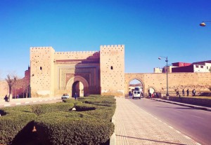 Stadtmauer in Meknes