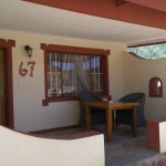 Unser Bungalow von außen