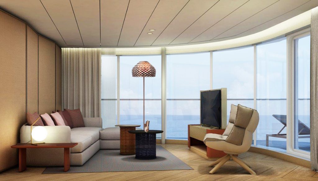 Panorama Suite Wohnbereich Deck 6