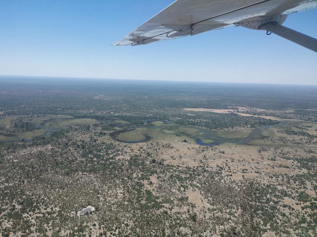 Ausblick aus der Cessna