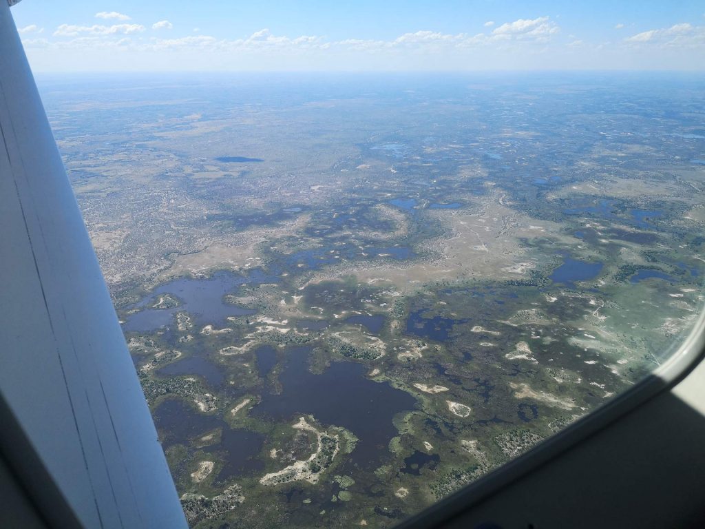 Ausblick aus der Cessna