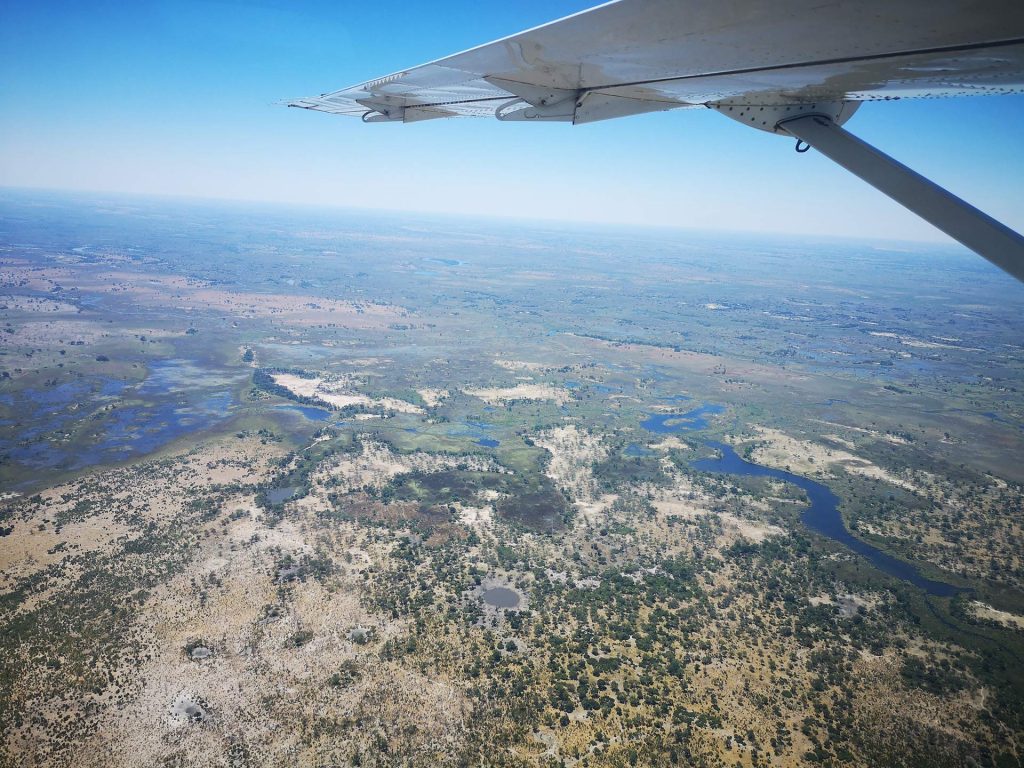Ausblick aus der Cessna