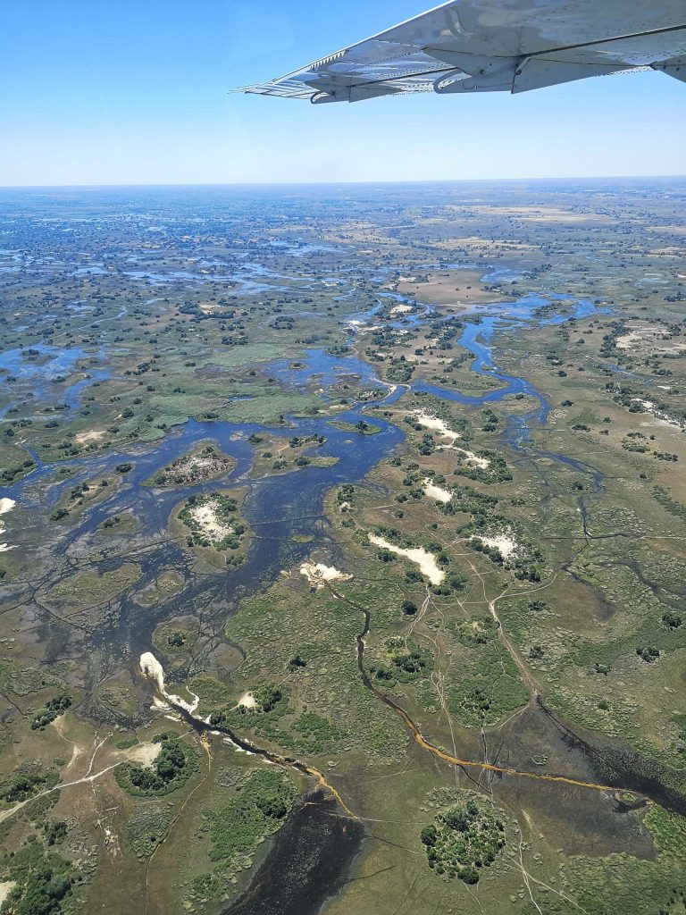 Ausblick aus der Cessna