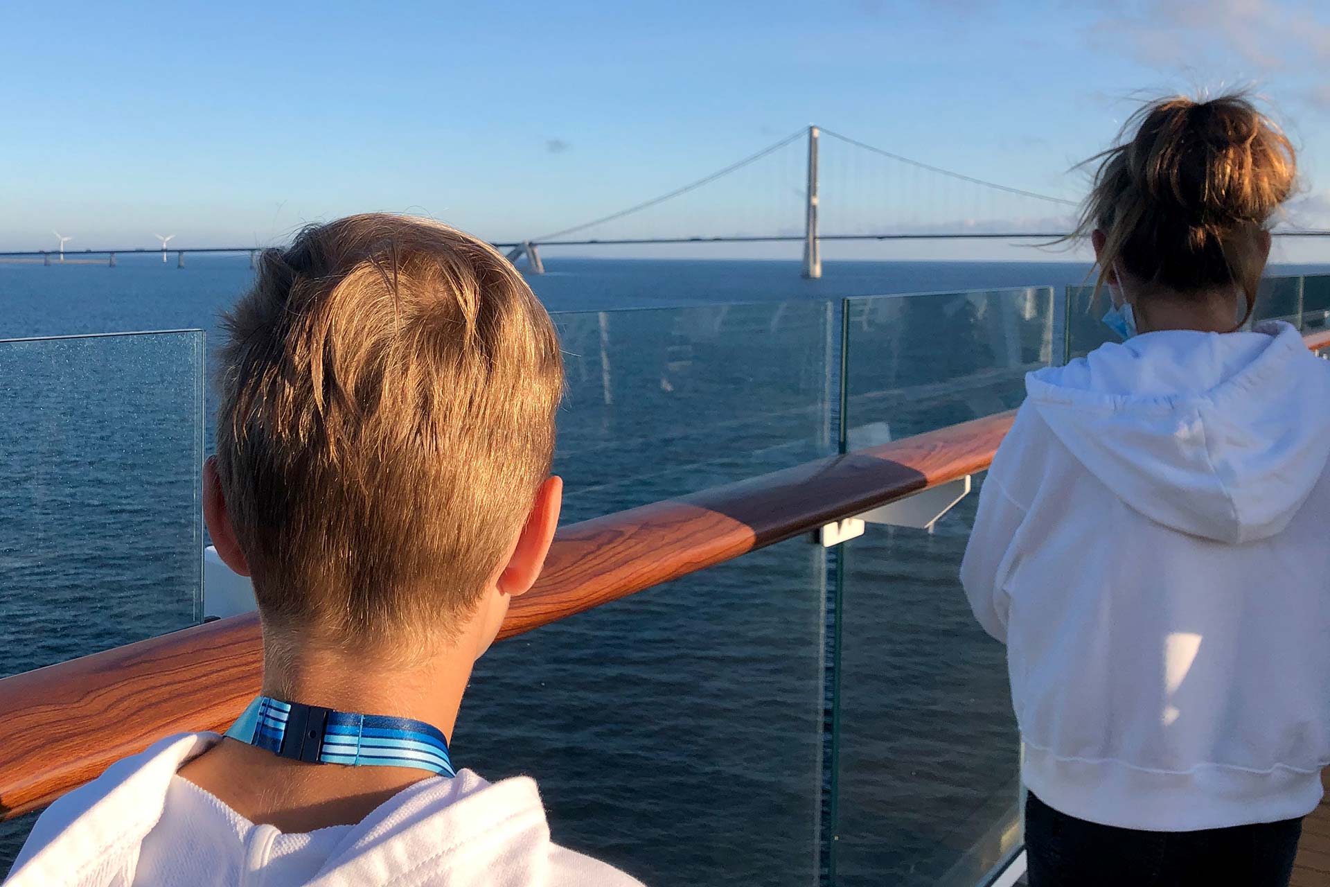 Bug voraus: Große-Belt-Brücke