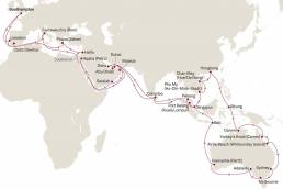 CUNARD große Weltentdeckerreise