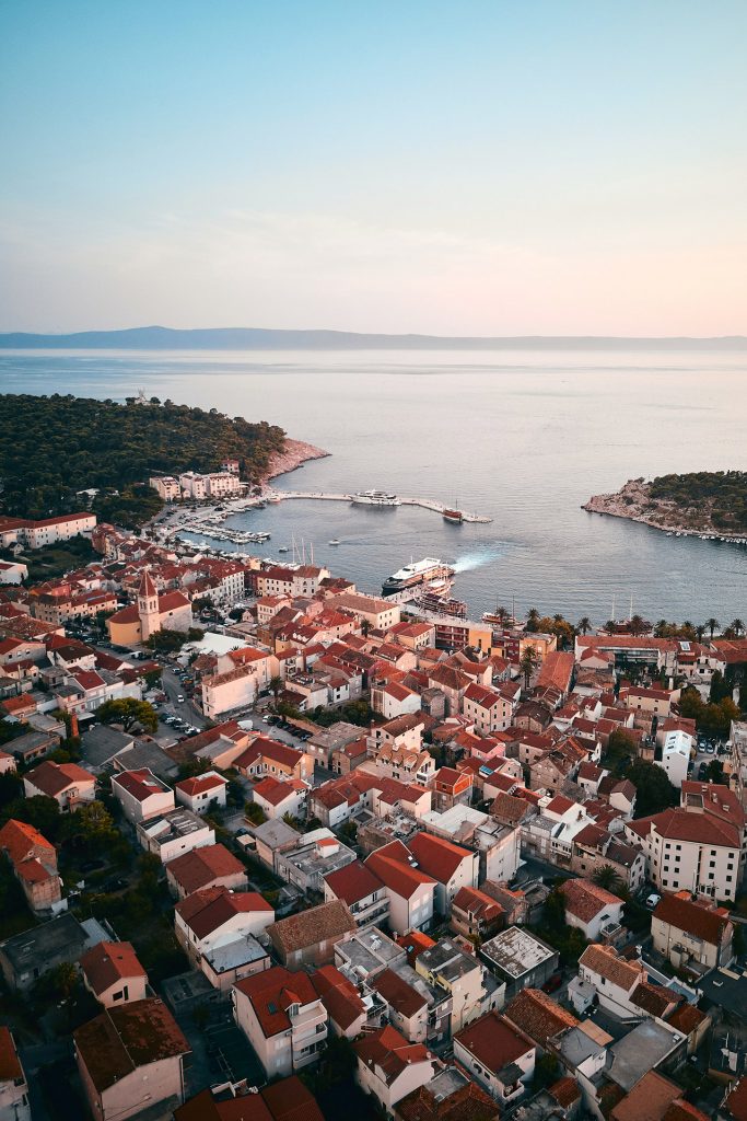 Blick auf Makarska