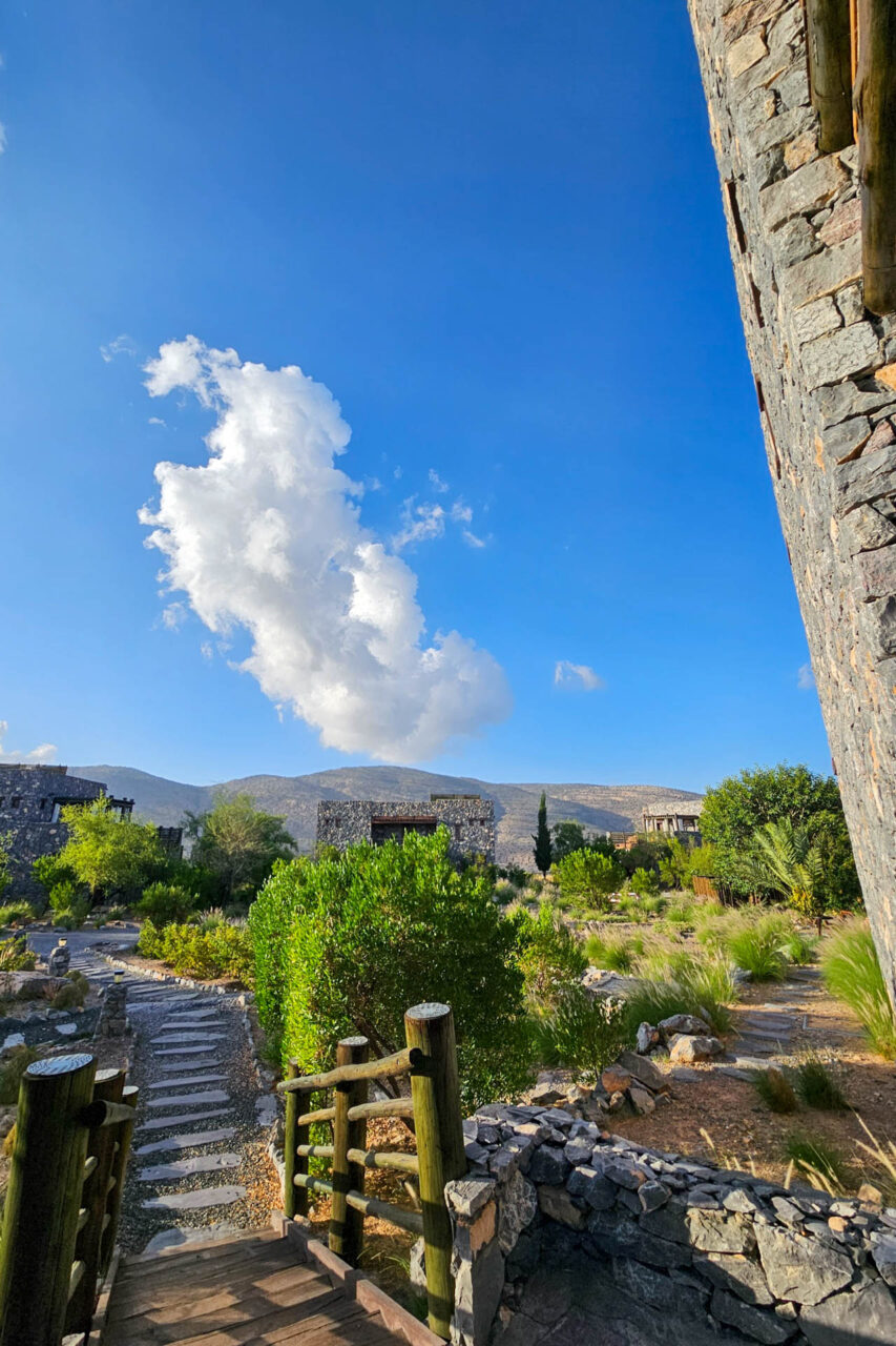 Alila Jabal Akhdar Resort - Gebaut aus Stein und Holz