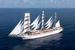 Sea Cloud Spirit unter Segeln