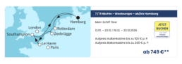 Das sind die neuen InTUItition Schiffe. Mein Schiff Flow. Mein Schiff Relax.